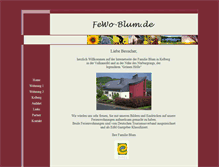 Tablet Screenshot of fewo-blum.de